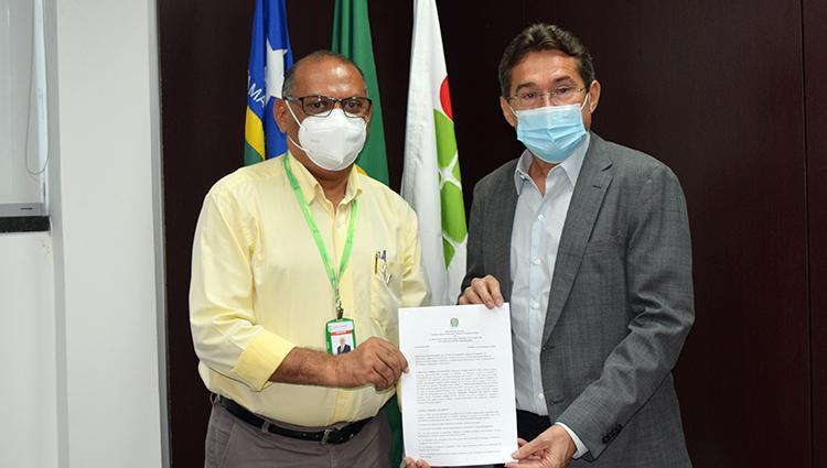 Reitor do IFPI, Paulo Borges, e presidente do CIEPI, Andrade Junior