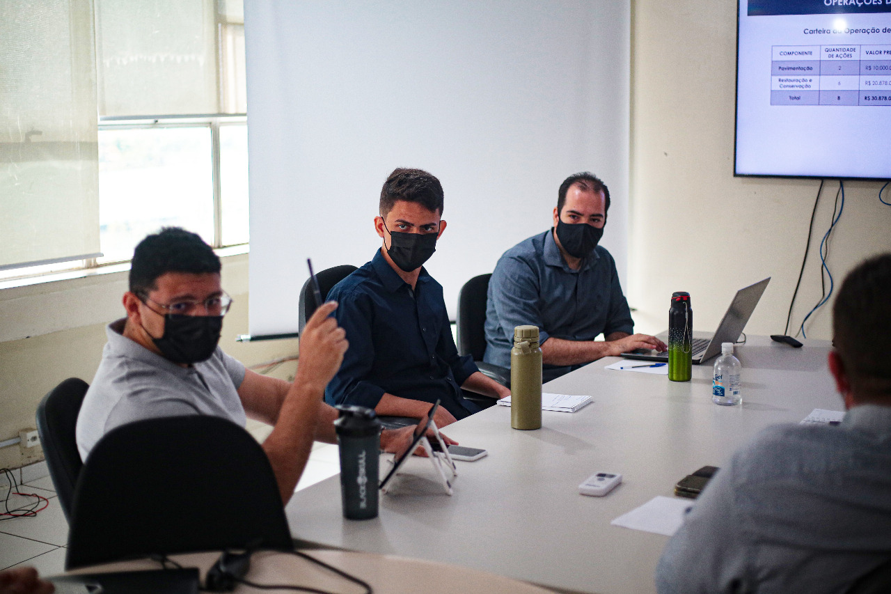 Reunião da Seplan e DER