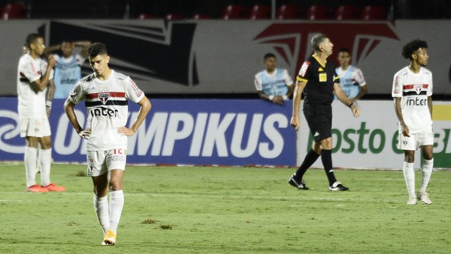 São Paulo após derrota para o Inter