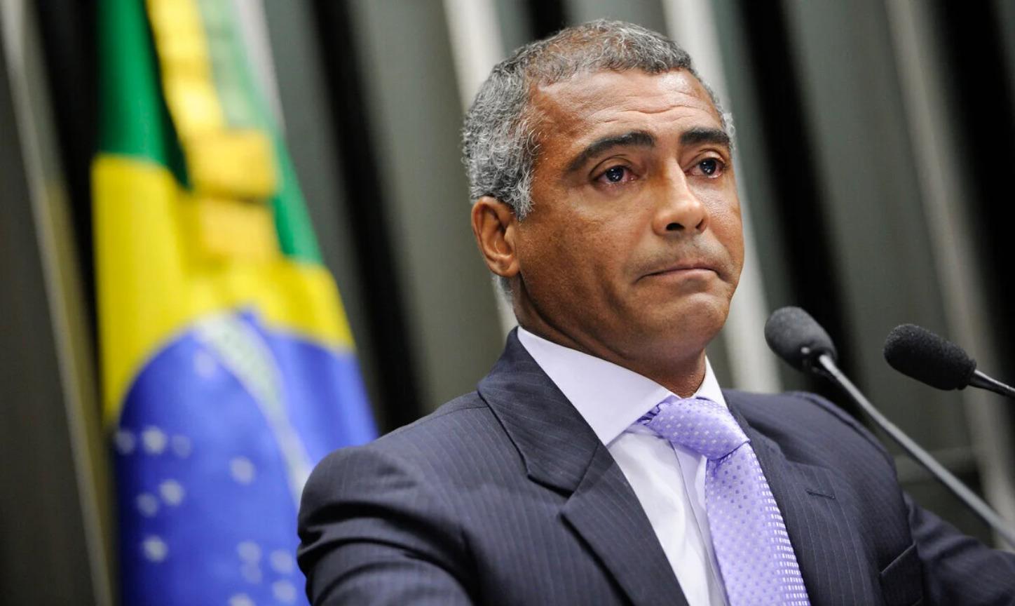 Romário diz que penhora de salário ameaça sustento