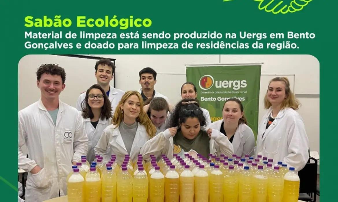 Sabão ecológico produzido em universidade