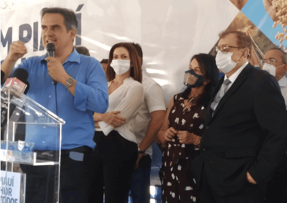 Ciro reuniu correligionários para uma coletiva de imprensa