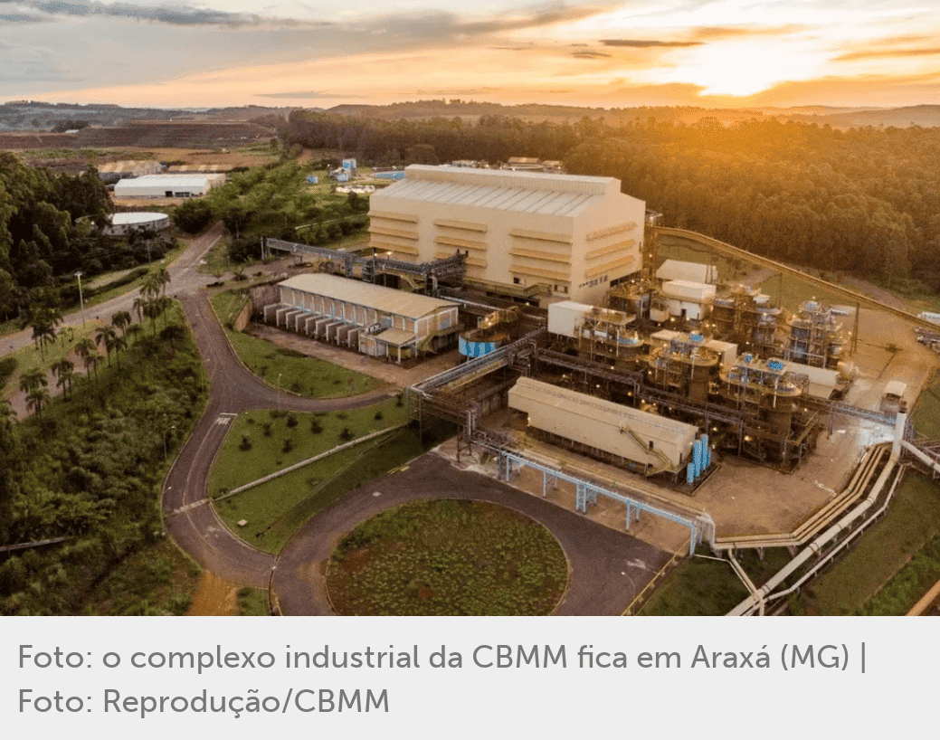 Base da empresa em Araxá