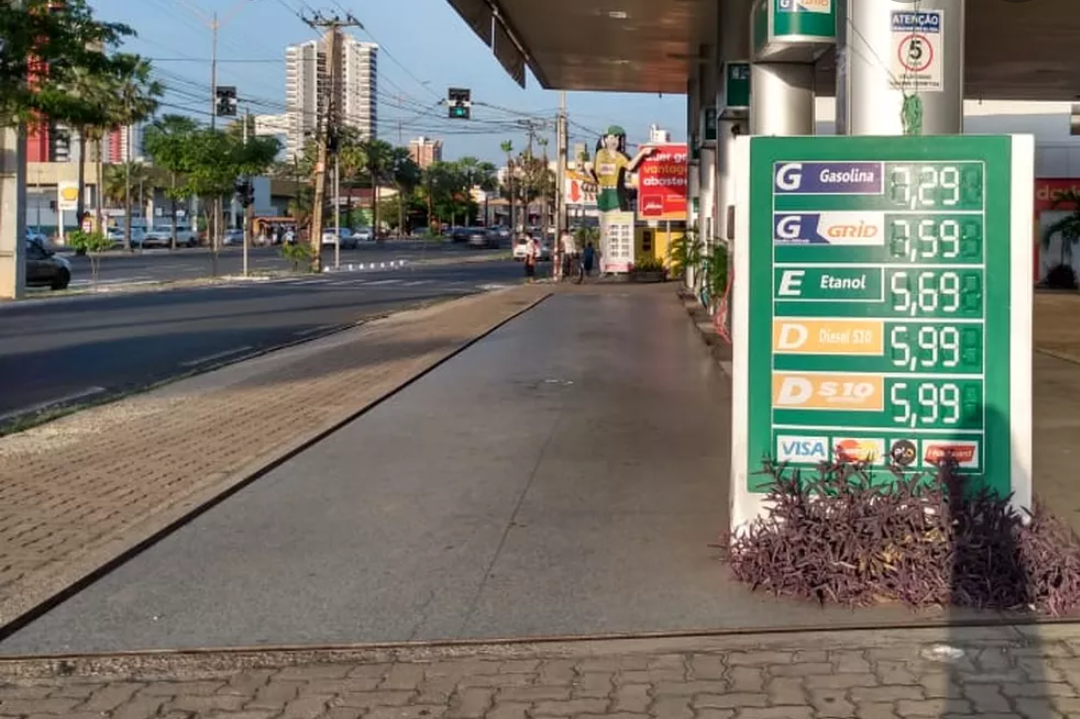 Os postos mantém praticamente os mesmos preços em todo o estado
