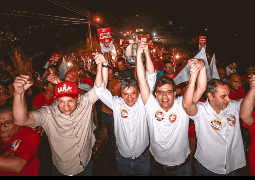 Wellington e Rafael: caminhada em Elesbão Veloso