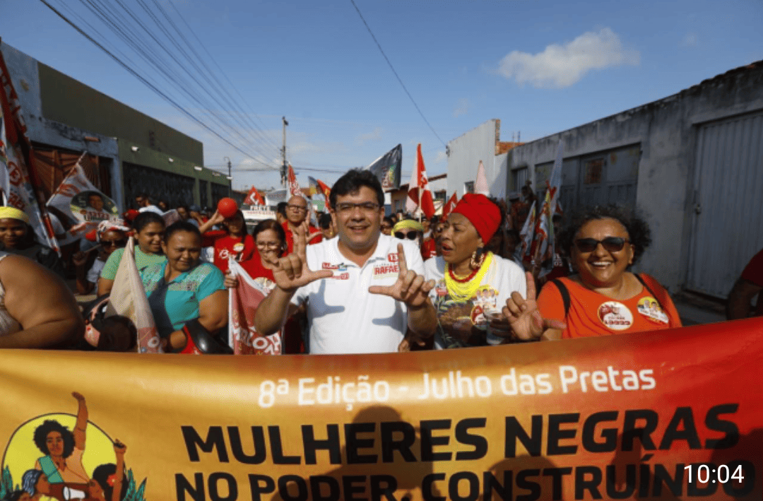 Rafael está presente em todas as atividades de campanha