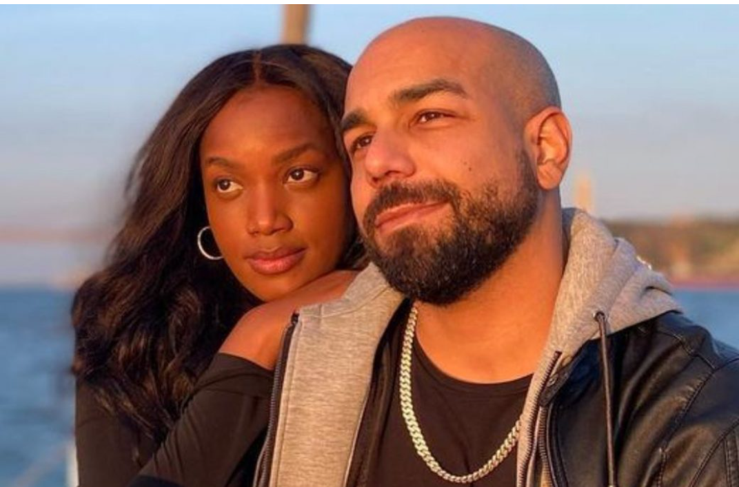 Iza e o agora ex-marido Sérgio Santos