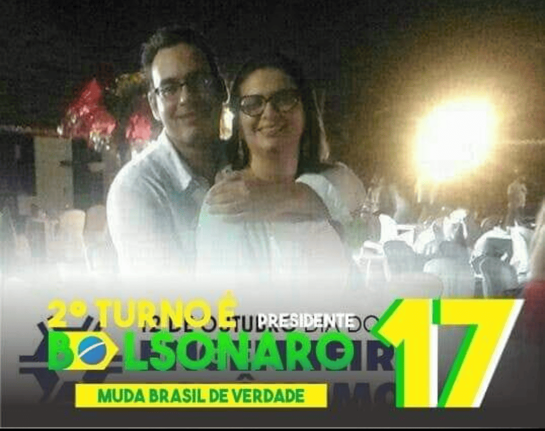 Casal Deise e Alisson se orgulhavam do bolsonarismo