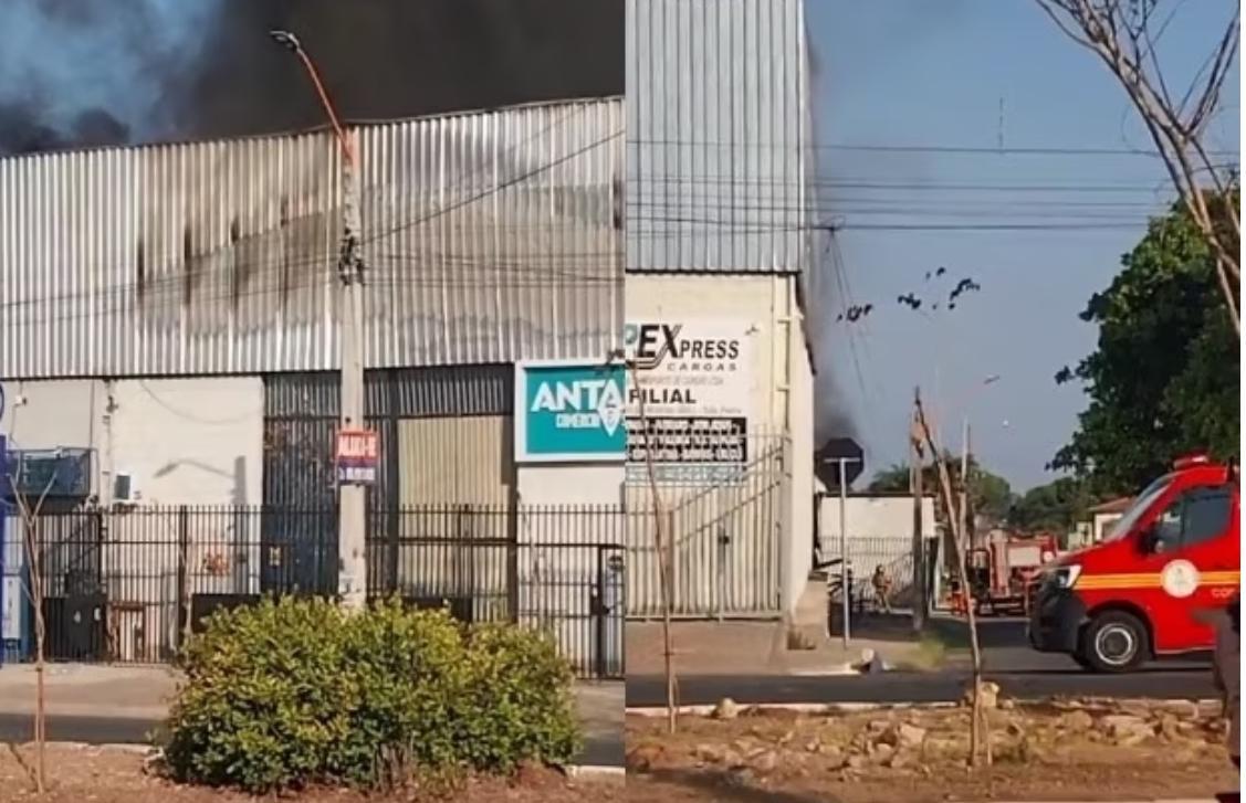 Incêndio destruiu 5 galpões