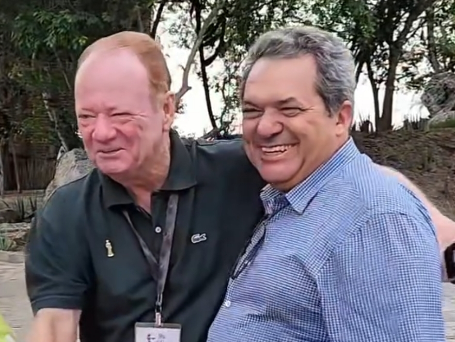 Robison Pacheco com o ministro Carlos Brandão