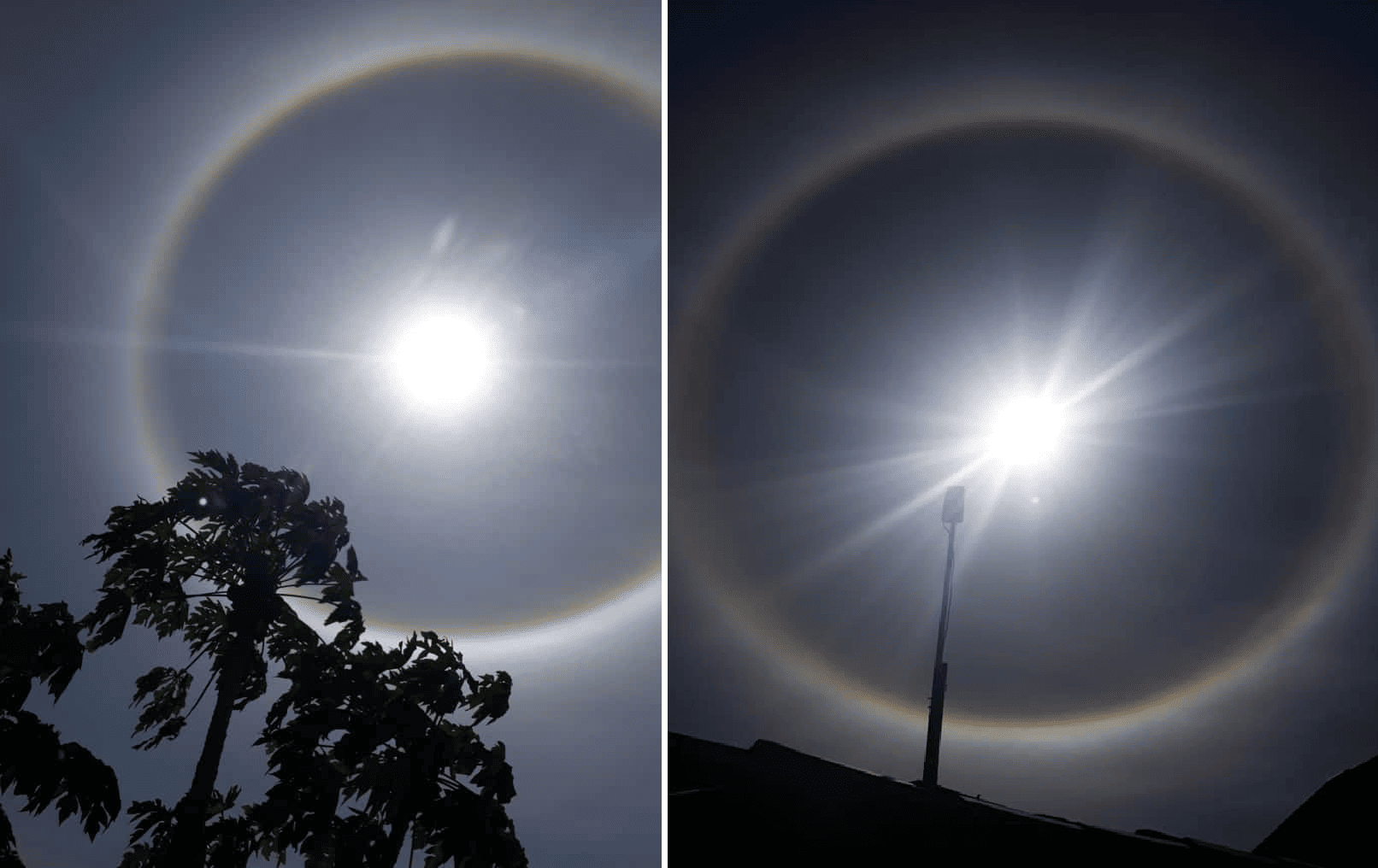 Halo solar observado em Uruçuí