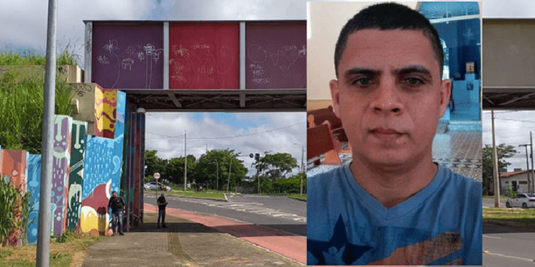 Vendedor é morto ao se proteger de chuva debaixo do viaduto