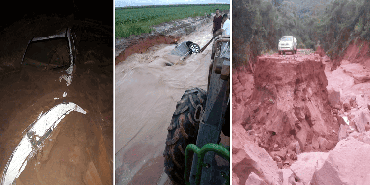 Cenário de destruição no município de Currais