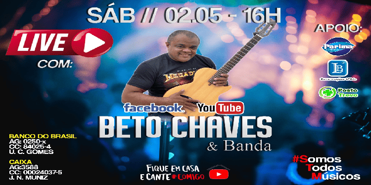 Live do cantor Beto Chaves