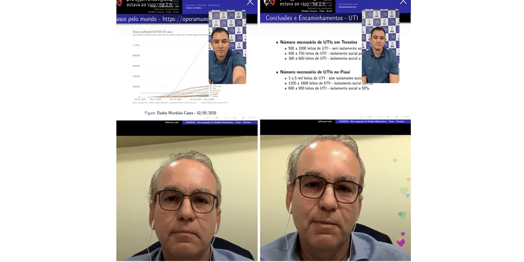 Firmino Filho faz live com professor de matemática para esclarecer dados sobre Covid-19