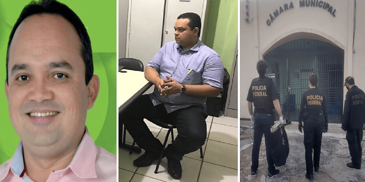 Vereador Frankilandy Medeiros e secretário Marcones Martins