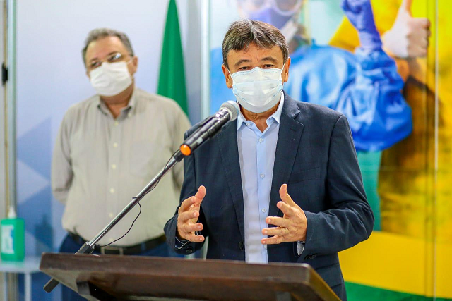 Governador Wellington Dias e secretário Florentino Neto