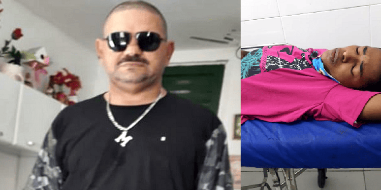Sargento Marcos Roberto e um dos suspeitos do assassinato