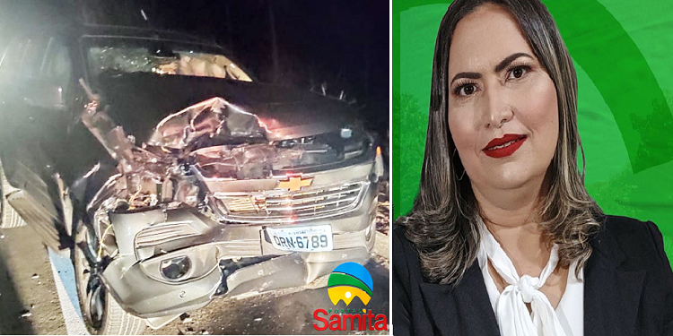 Pré-candidata a vereadora em São Miguel do Tapuio sofre acidente de carro