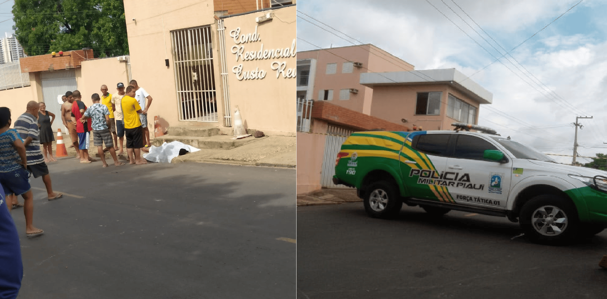 Jovem é assassinado na frente de condomínio no Cristo Rei
