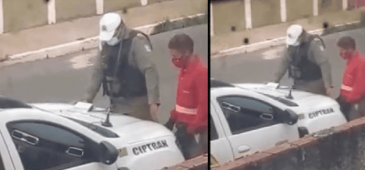 Policial militar é flagrado recebendo propina em Teresina