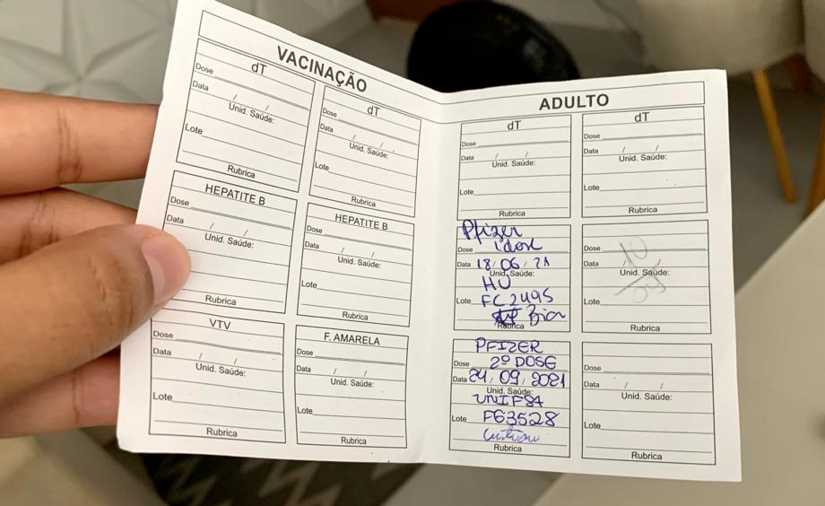 Comprovante de vacina