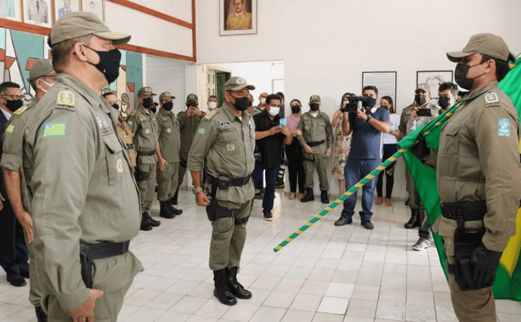 Troca de comandos da Polícia Militar
