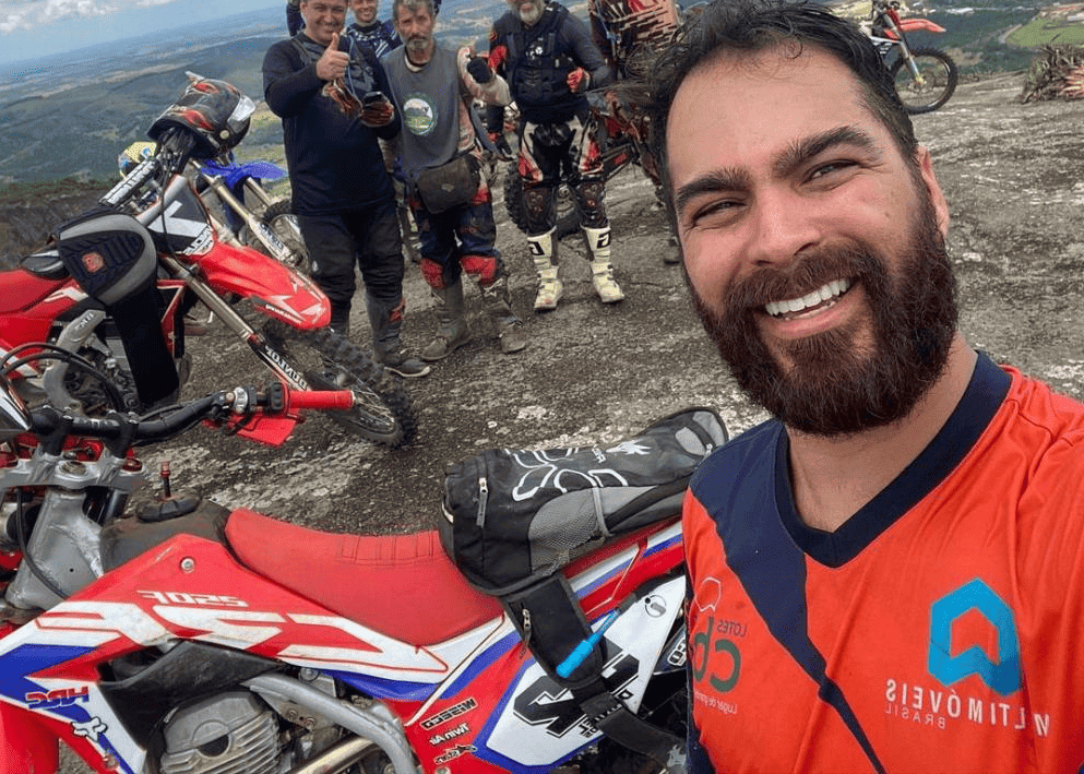 Daniel Santos, competidor do Rally Cerapió