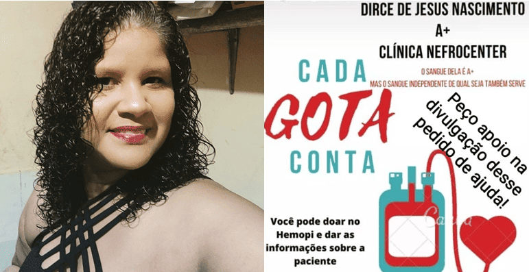Professora precisa de doação de sangue em Teresina