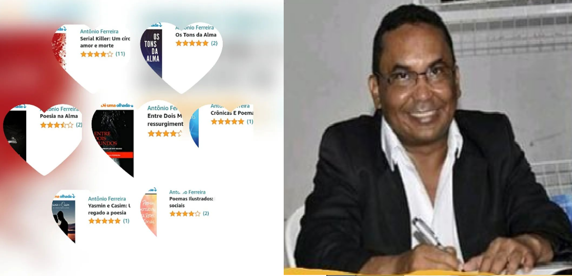 Escritor Antonio Ferreira vem sendo bem avaliado na Amazon