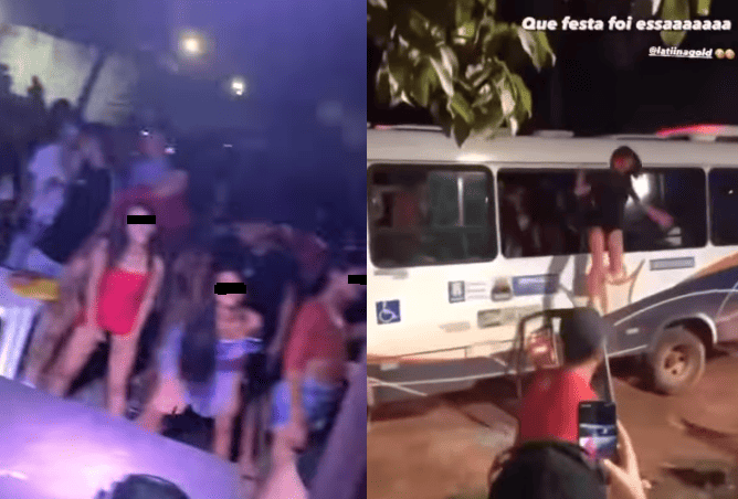 Festa de infleuncer termina com apreensão de mais de 50 menores de idade