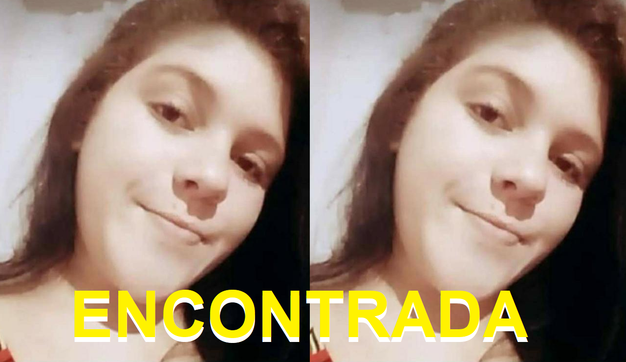 Adolescente que estava desaparecida é encontrada