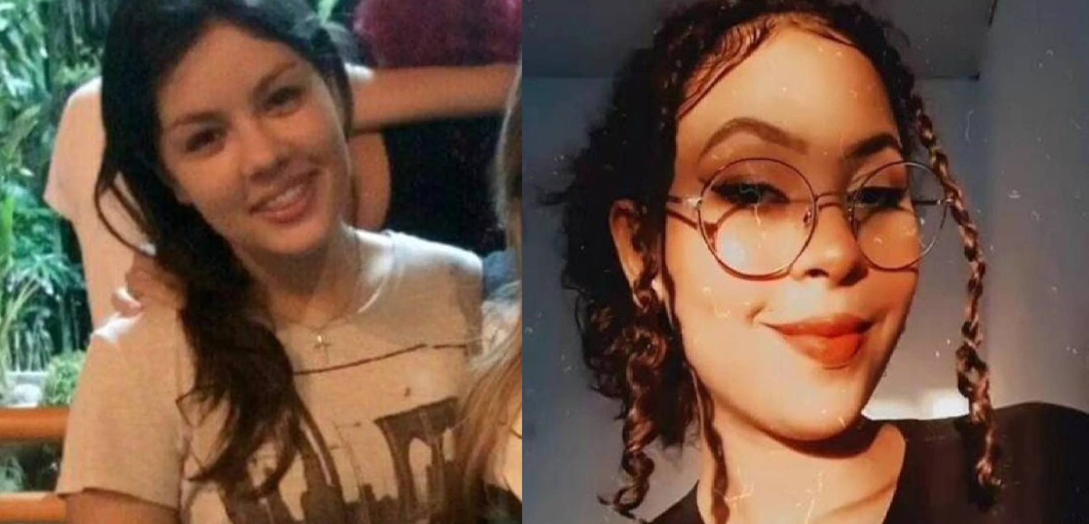 Tainah Brasil (E)  foi esfaqueada por Geoavana Thaís (D)