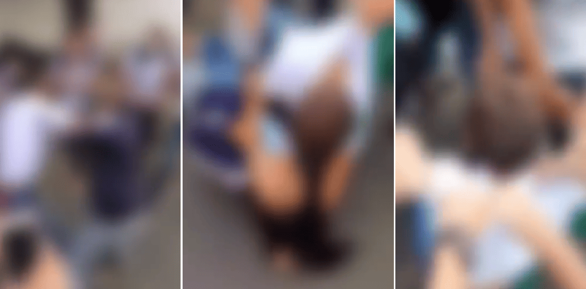 Pancadaria na frente de escola em Campo Maior