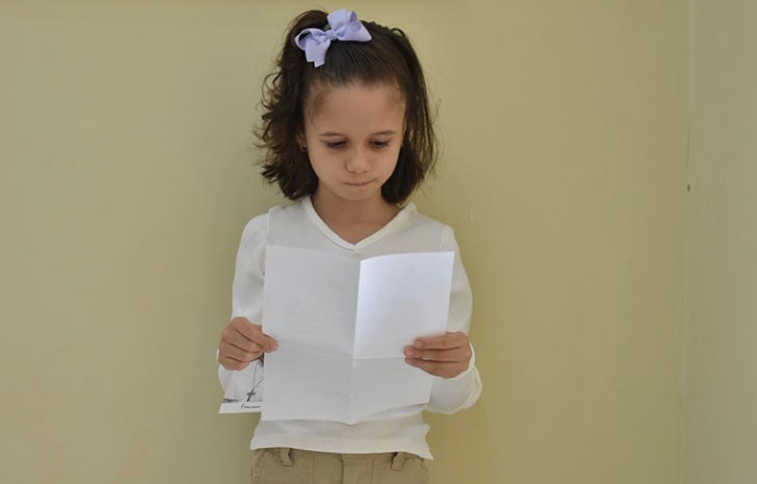 Maria Gabriela recebeu uma carta do Papa Francisco