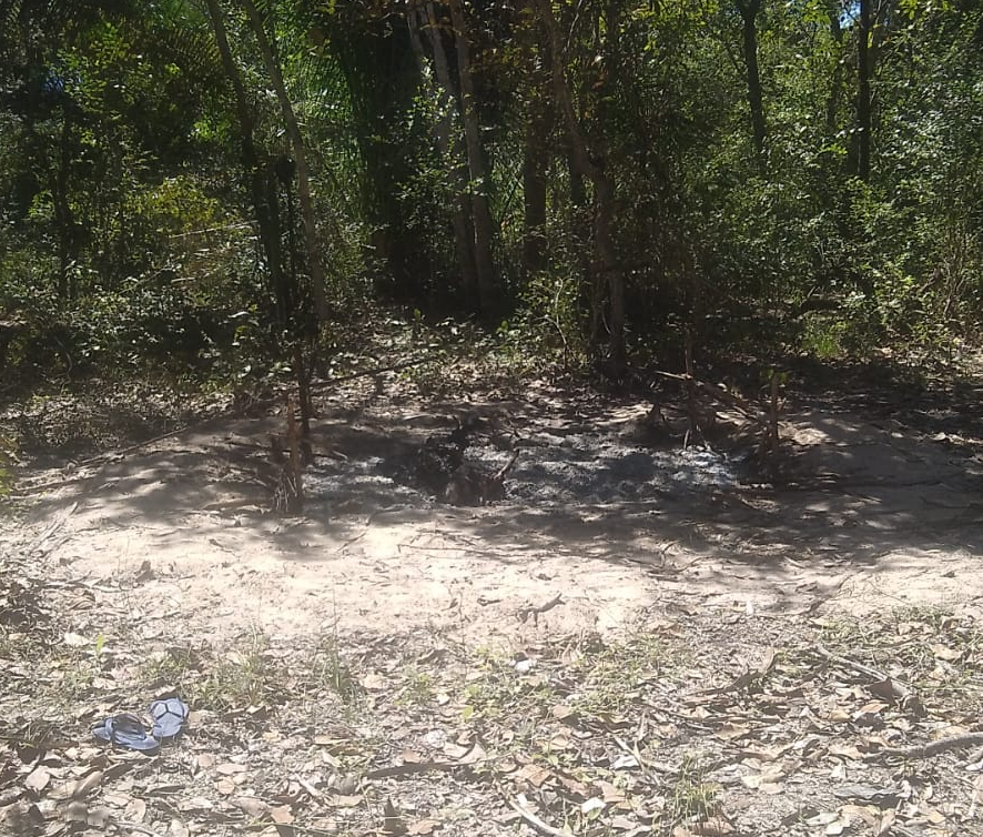 Corpo de pedreiro é encontrado carbonizado