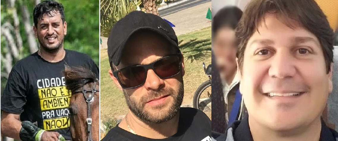 Eduardo Saboia, Danilo Nogueira Portela e Carlos Daniel Santos