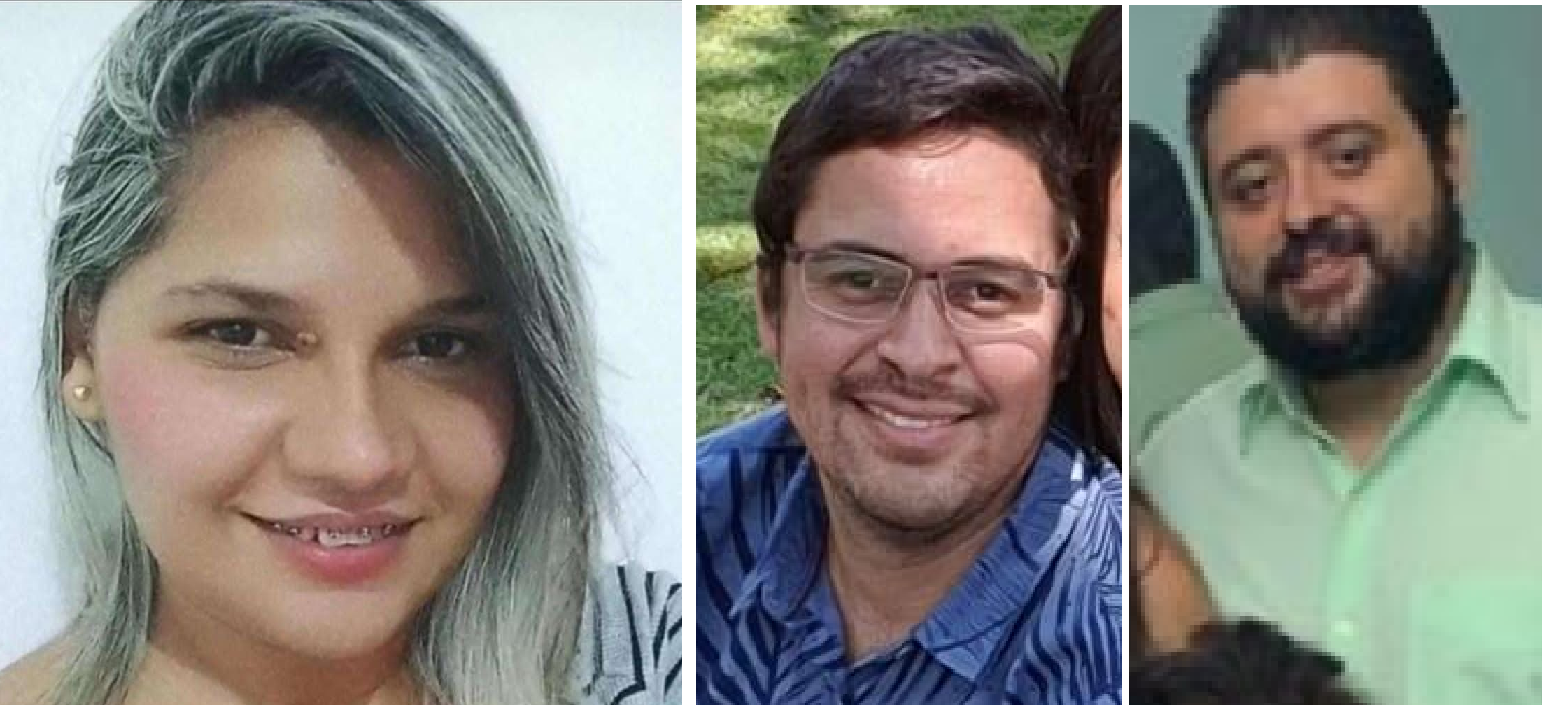 Juliana Silva, Daniel Flauberth e Felipe Holanda