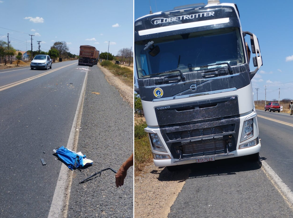 Criança morre atropelada por carreta em Campo Grande