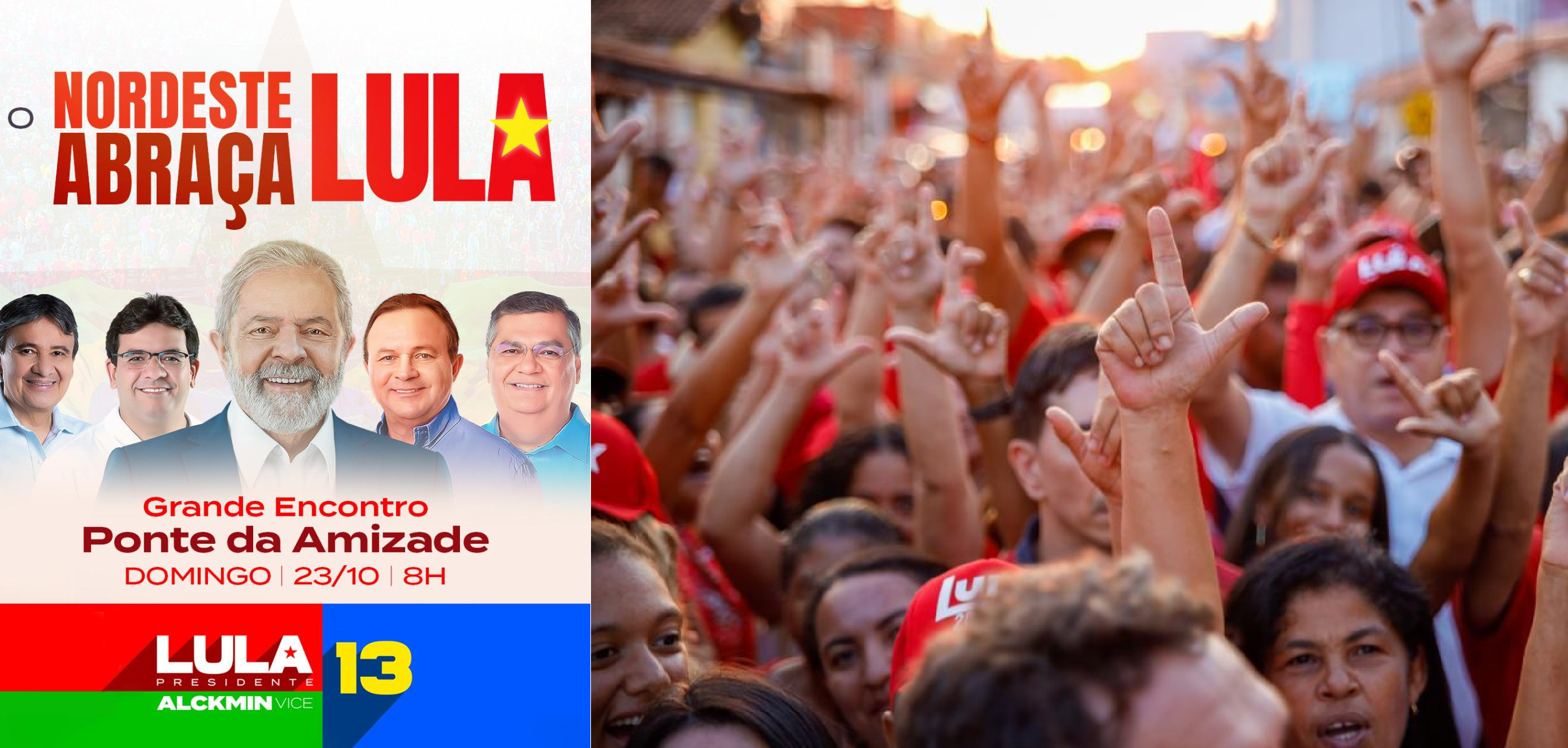 Nordeste Abraça Lula acontece neste domingo (23)