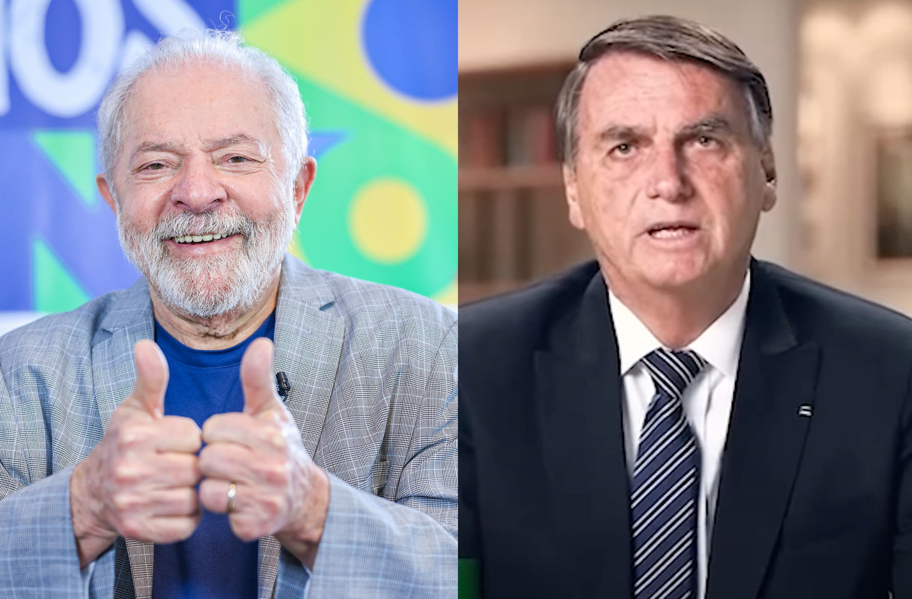 Lula e Bolsonaro