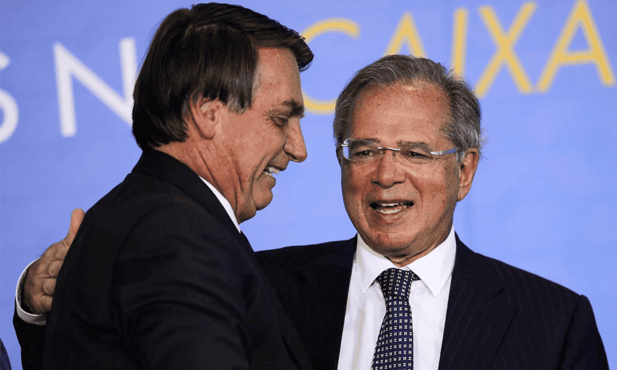 Jair Bolsonaro e Paulo Guedes