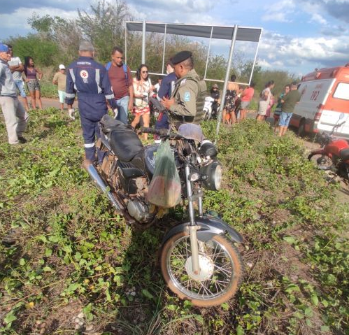 Motociclista morre em acidente na BR 343