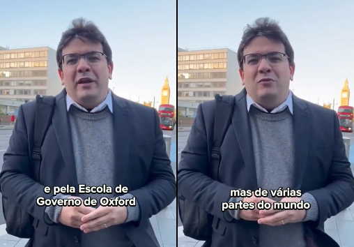 Rafael Fonteles grava vídeo em Londres