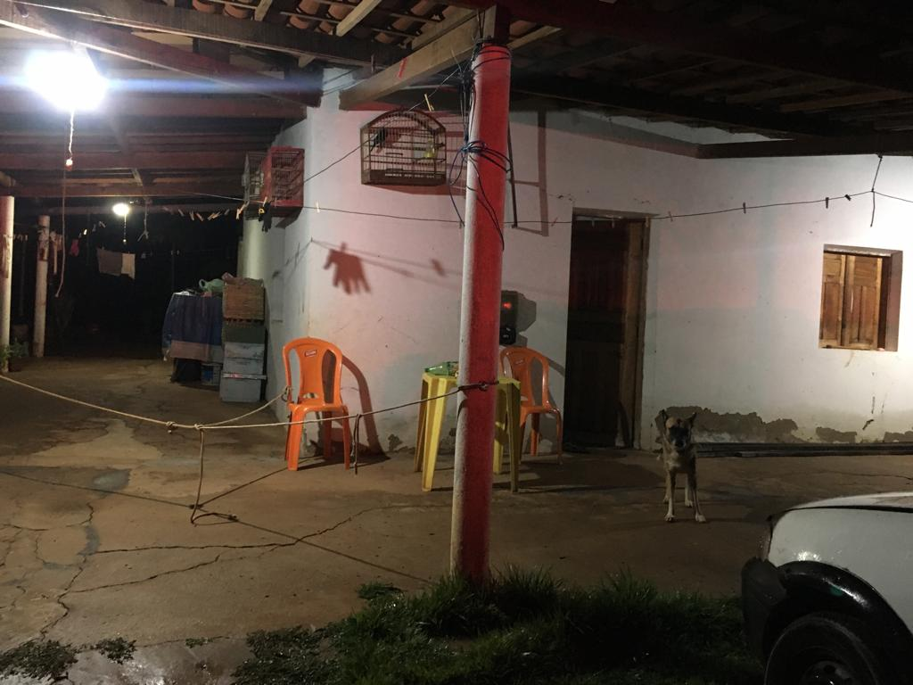 Casa onde o homem foi assassinado