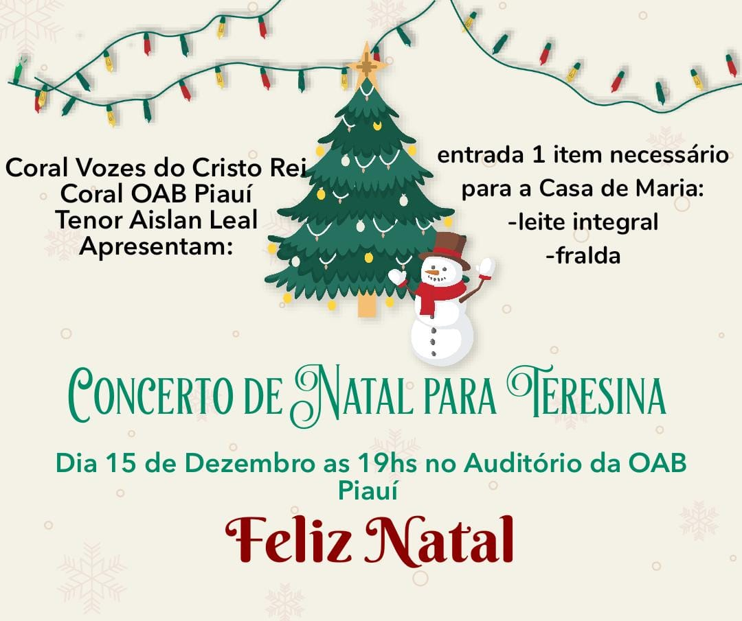 Concerto de Natal para Teresina