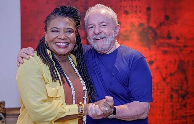 Margareth Menezes e Lula