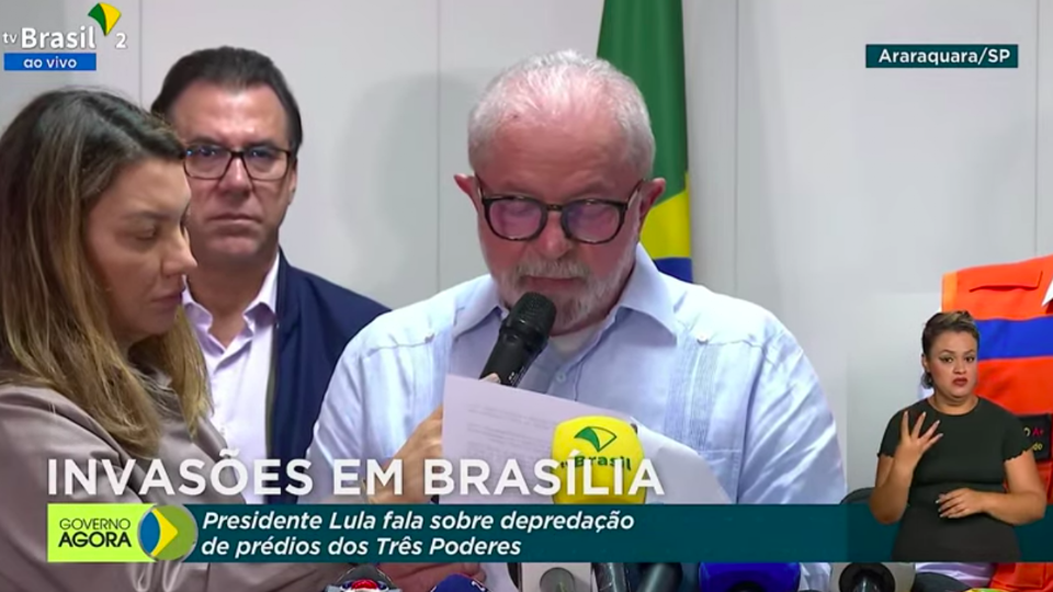 Lula decreta intervenção federal na segurança do DF