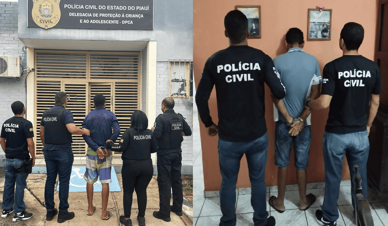 Presos suspeitos de estuprar criança de 11 anos em Teresina