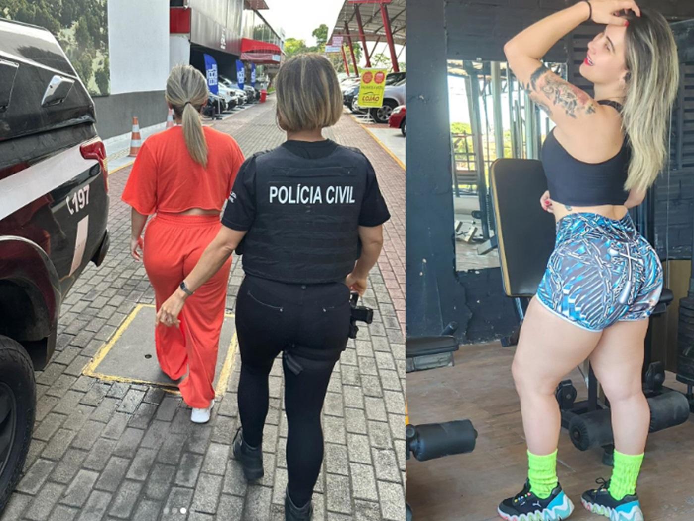 Empresária e influencer Letice Colasso presa pela Polícia Civil